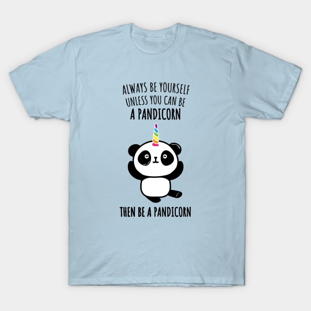 Cute Pandicorn - Funny Panda Unicorn Gifts Shirts T-Shirt by teemaniac